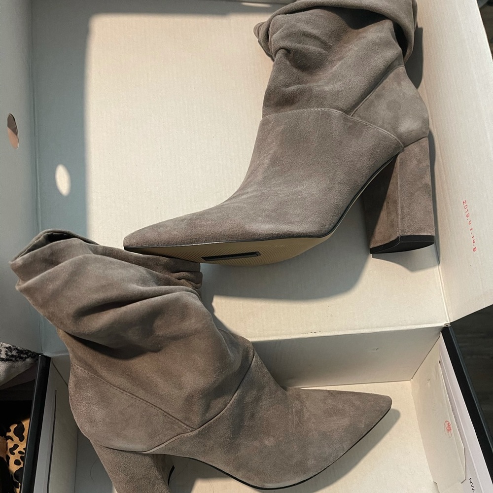 Grey Shoe Boots